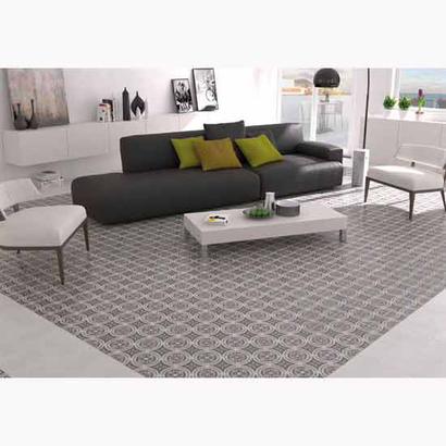 Vintage Mix Gray 25x25 Porcellanato Δαπέδου & Τοίχου Ρετρό