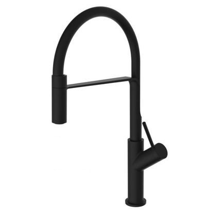 Teorema Silicone Nero Μπαταρία Κουζίνας Με Ντους 635231