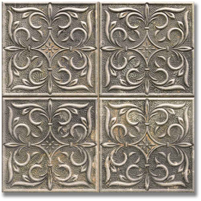 ANTIGUA LIS Black 33x33 Πλακάκι porsellanato