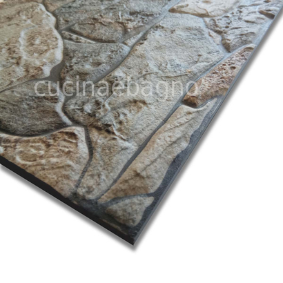 Cobble Grey 30x60 Porcellanato Επένδυσης Τύπου Πέτρας