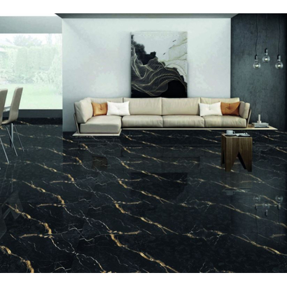 Black Prada 60x120 High Glossy Nano Porcellanato Rettificato Δαπέδου - Τοίχου