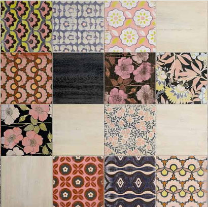 Ike Mix Summer 25x25 Porcellanato Δαπέδου & Τοίχου Διακοσμητικό