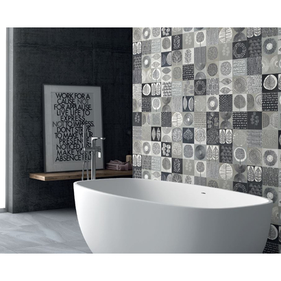 Karag Nairobi Taco Gris 16,5x16,5 Γρανίτης-Πλακάκι Τοίχου Διακοσμητικό Ματ