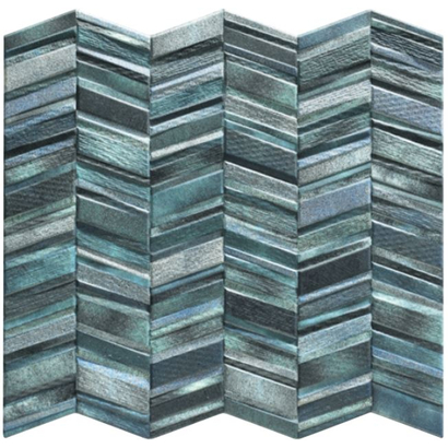 Chevron Ocean 44x44 Porcellanato Πλακάκι Ματ