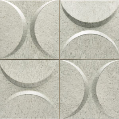 Eclipse Zink 33x33 Porcellanato Διακοσμητικό Πλακάκι Επένδυσης Ανάγλυφο 3D