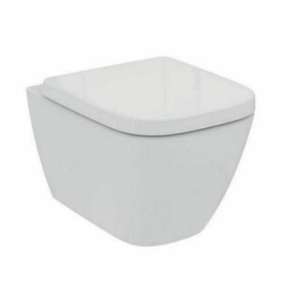 Ideal Standard i.Life Space 48 cm Λεκάνη Κρεμαστή Rimless Υ.Π. Με Κάθισμα ΑΠΛΟ WRAPOVER