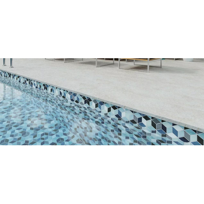 Rhombus Blue 26x51 Porcellanato Δαπέδου Τοίχου Πολύγωνο