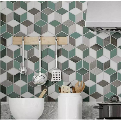 Rhombus Emerald 26x51 Porcellanato Δαπέδου Τοίχου Πολύγωνο