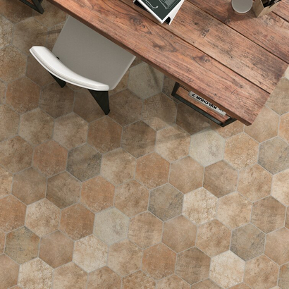 Abadia Decor Hex 22x25 Porcellanato Δαπέδου & Τοίχου Διακοσμητικό Εξάγωνο