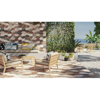 Prov. Boheme Mix 16x32 Porcellanato Δαπέδου & Τοίχου Διακοσμητικό Vintage