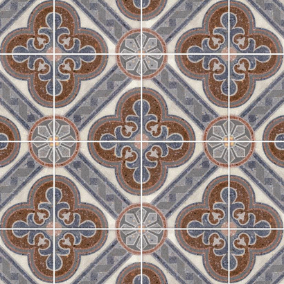 Rialto Due 25x25 Porcellanato Δαπέδου & Τοίχου Ρετρό