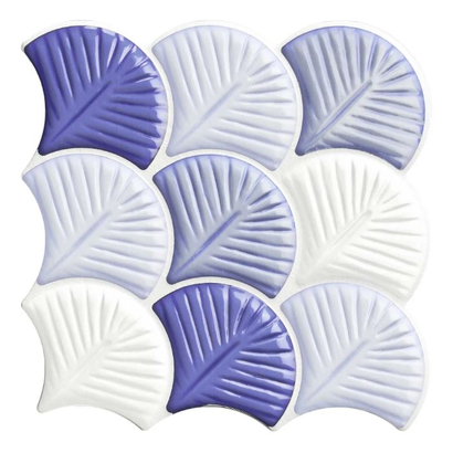 Scale Shell Blue 30x30 Porcellanato Δαπέδου & Τοίχου Διακοσμητικό