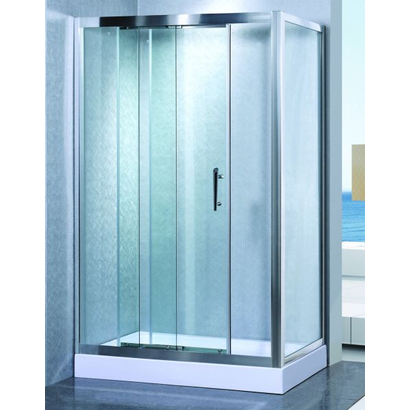 Gloria 80x120x180 Dura Καμπίνα Ντουζιέρας Ασύμμετρη Σεριγραφία 80-9158