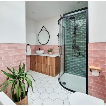 Nolita Rosa 6,5x20 Πλακάκι Επένδυσης Τουβλάκι Γυαλιστερό