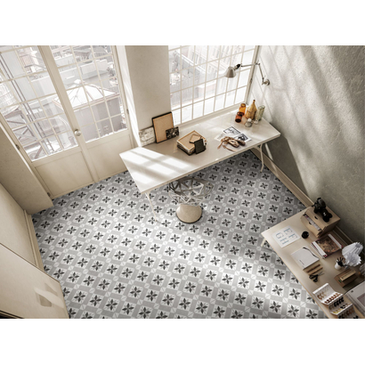 Vintage Star Grey 25x25 Porcellanato Δαπέδου & Τοίχου Ρετρό