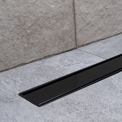 Karag CONFLUO COMPACT PRIMO LINE NERO 45cm Σιφόνι - Κανάλι Δαπέδου