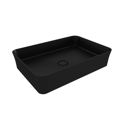 Bocchi Sottile Slim Line Matt Black Νιπτήρας Επιτραπέζιος 54x37