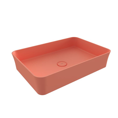 Bocchi Sottile Slim Line Matt Salmon Νιπτήρας Επιτραπέζιος 54x37