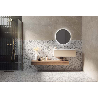 Karag Venice White 25x25 Porcellanato Πλακάκι Δαπέδου Τύπου Μωσαϊκό