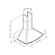 Pyramis Καμινάδα Οβάλ 90cm Απορροφητήρας 065030501