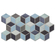 Rhombus Blue 26x51 Porcellanato Δαπέδου Τοίχου Πολύγωνο