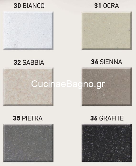 Sanitec 817 116X50 Ultra Granite Νεροχύτης Γρανίτης