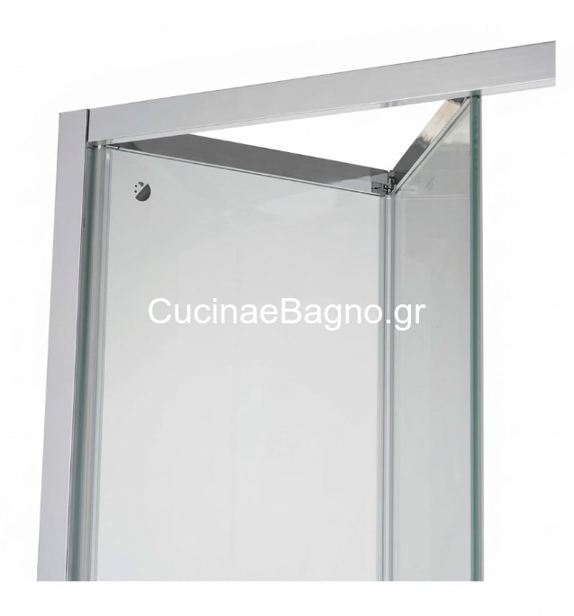 Tema Bi-Fold 91-96x185cm Καμπίνα Ντουζιέρας Σπαστή