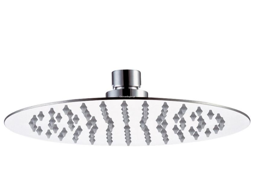 Ανακλινόμενη κεφαλή ντούς MIRROR FINISH Φ 400 mm INOX SS304 45106