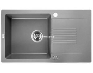 LAVEO Celia Grey 76x44 Νεροχύτης Γρανίτης