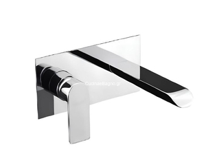 Sanitec Florence Χρώμιο Μπαταρία Νιπτήρα Επίτοιχη 00-99-00637