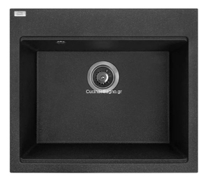 LAVEO Tau Black 57x50 Νεροχύτης Γρανίτης