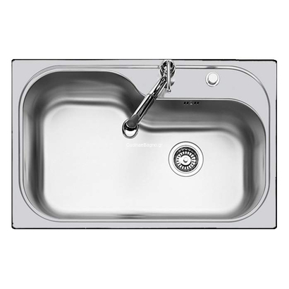 Foster Tornado Inox 79x50 Νεροχύτης Ανοξείδωτος Γούρνα Μεγάλη 1579060