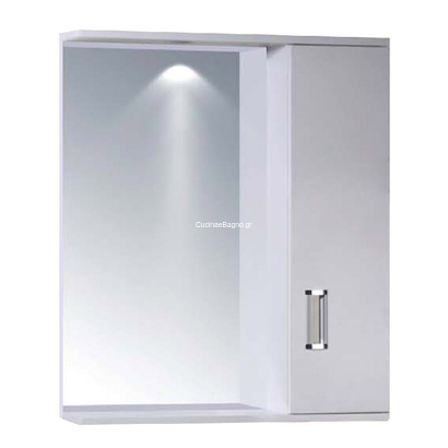 Καθρέπτης Λουτρού 55x62 Με Ντουλαπάκι Gloria Fino