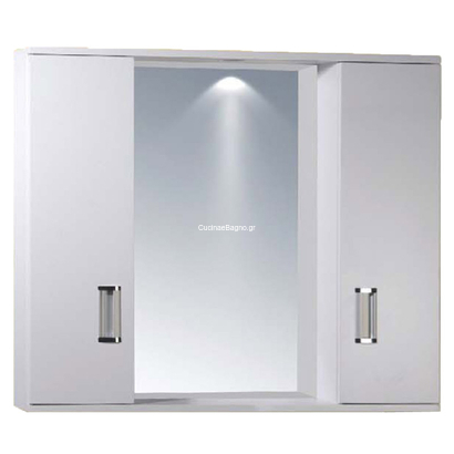 Καθρέπτης Λουτρού 62x55 Με Εσωτερικό Ντουλάπι Gloria Fino