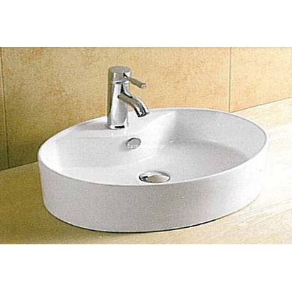 Gloria Ovalina 52x43 Νιπτήρας Επιτραπέζιος 11-8041