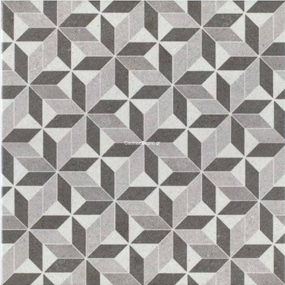 Vintage Kubik 25x25 Porcellanato Δαπέδου & Τοίχου Ρετρό