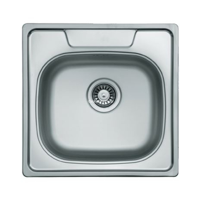 Kl 50x50 Inox Νεροχύτης Ανοξείδωτος Λείος 1155200