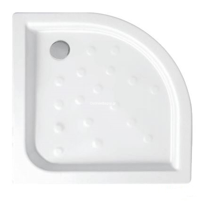 Sanitana 80x80 Anabela Ντουζιέρα Slim Ημικυκλική Πορσελάνη 54228080