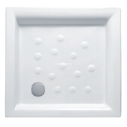 Sanitana 80x80 Anabela Ντουζιέρα Slim Τετράγωνη Πορσελάνη 54218080