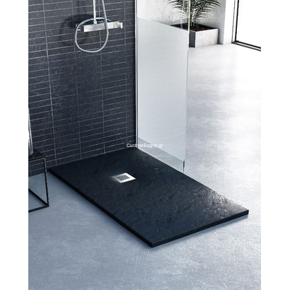 Sanitec A-218 Flat Stone 80x100 Ντουζιέρα Χυτή