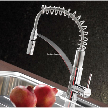 Pyramis Mini Cresento Χρωμέ Μπαταρία Κουζίνας Ντους 090900701