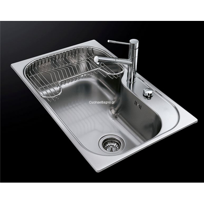 Foster Tornado Inox 79x50 Νεροχύτης Ανοξείδωτος Γούρνα Μεγάλη 1579060