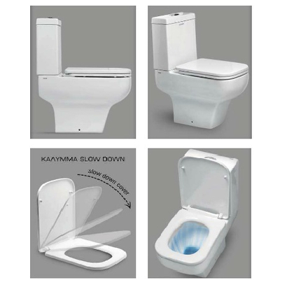 Huida Verona 63x34 Λεκάνη Με Καζανάκι ΧΠ/ΠΣ Set-0002