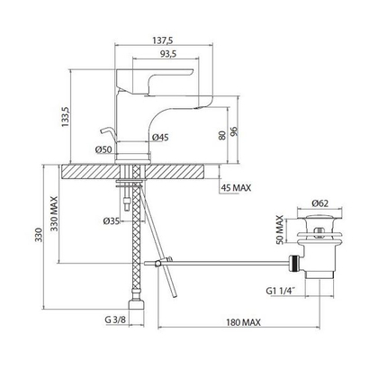Teorema Goodlife Μπαταρία Νιπτήρα 186301