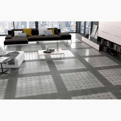 Vintage Mix Gray 25x25 Porcellanato Δαπέδου & Τοίχου Ρετρό