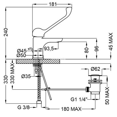 Teorema Goodlife Μπαταρία Νιπτήρος Αμεα 186303
