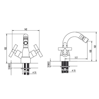 KARAG Μπαταρία Μπιντέ 49 T7