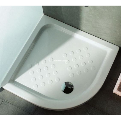 Sanitana 90x90 Julieta Ντουζιέρα Slim Ημικυκλική Πορσελάνη 54229090