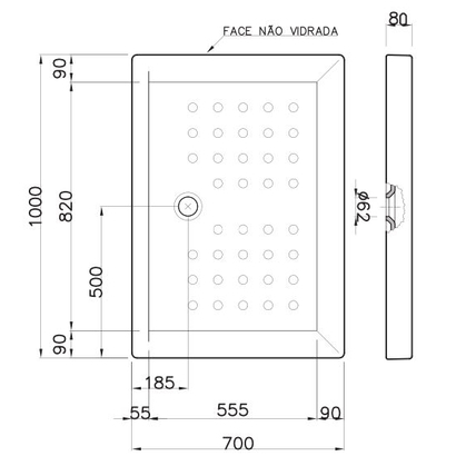 Sanitana 70x100 Julieta Ντουζιέρα Slim Ορθογώνια Πορσελάνη 54211070

    Ντουζιέρα πορσελάνης ασύμμετρη
    Slim 70x100x8