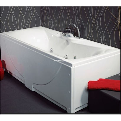 Sanitec 180x80 Iris Μπανιέρα Υδρομασάζ 545